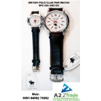 British Polo Club Pair Watch, Gents & Ladies Watch -BPC-050 And BPC-051,Seen On TV,